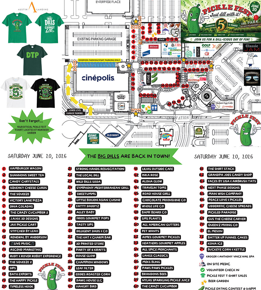 Pickle Fest Map - 2026