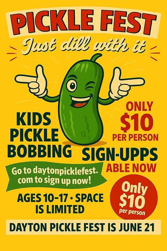 Kids Pickle Bobbing